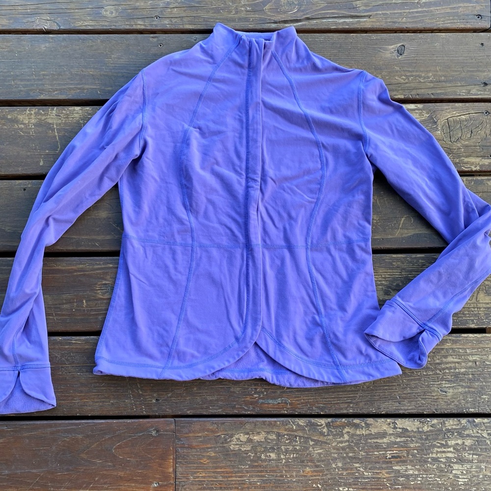 Lululemon purple running jacket